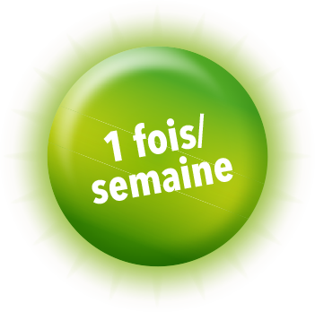 1 fois / semaine